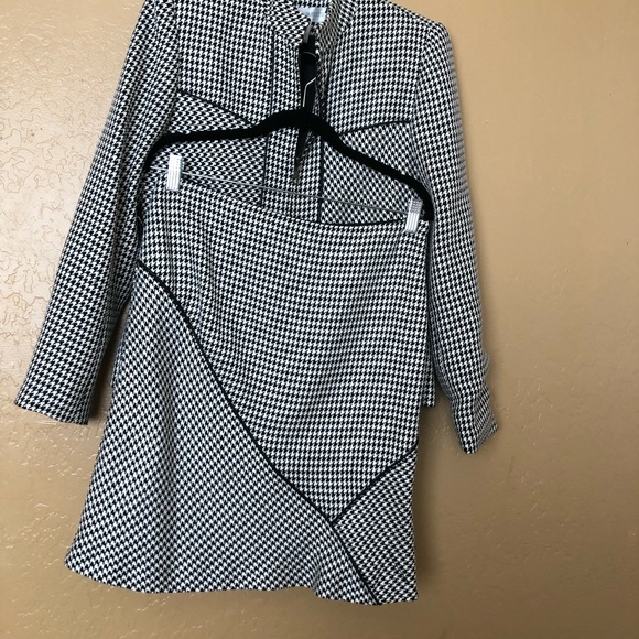 Ilyse Hart LTD jacket coat and skirt pattern black and white - Picture 2 of 8